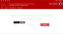 Desktop Screenshot of homesandchocolate.com